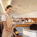 Emirates serves champagne stars