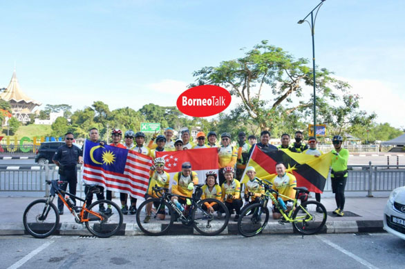 Ageless Bicyclist pedals around Kuching