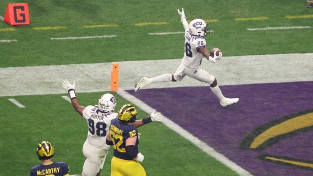No. 3 TCU outlasts No. 3 Michigan in CFP semifinal thriller