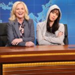Aubrey Plaza and Amy Poehler Have a Parks and Rec Reunion