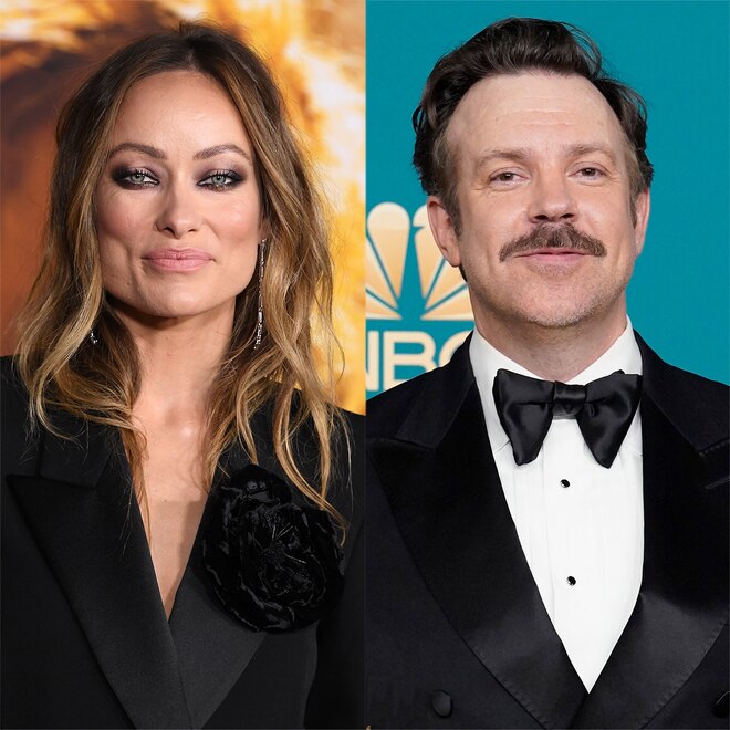 Olivia Wilde and Ex Jason Sudeikis Hug It Out Months After Nanny Drama
